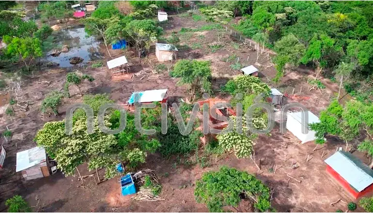 Predios avasallados en el Jardín Botánico